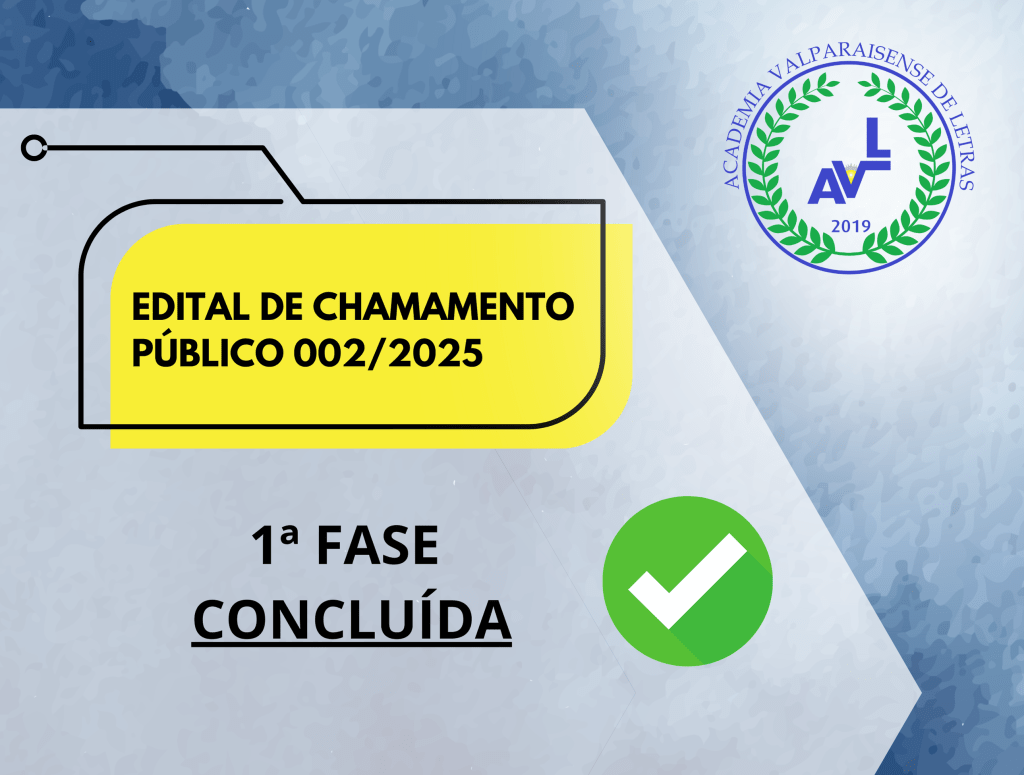 Comunicado Oficial: Edital de Chamamento Público nº 002/2025 – Etapa 1 Concluida